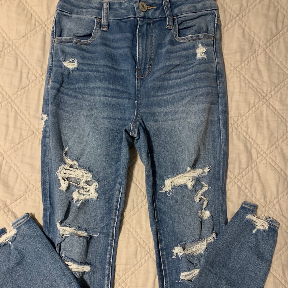 Dark Blue American Eagle Jeans